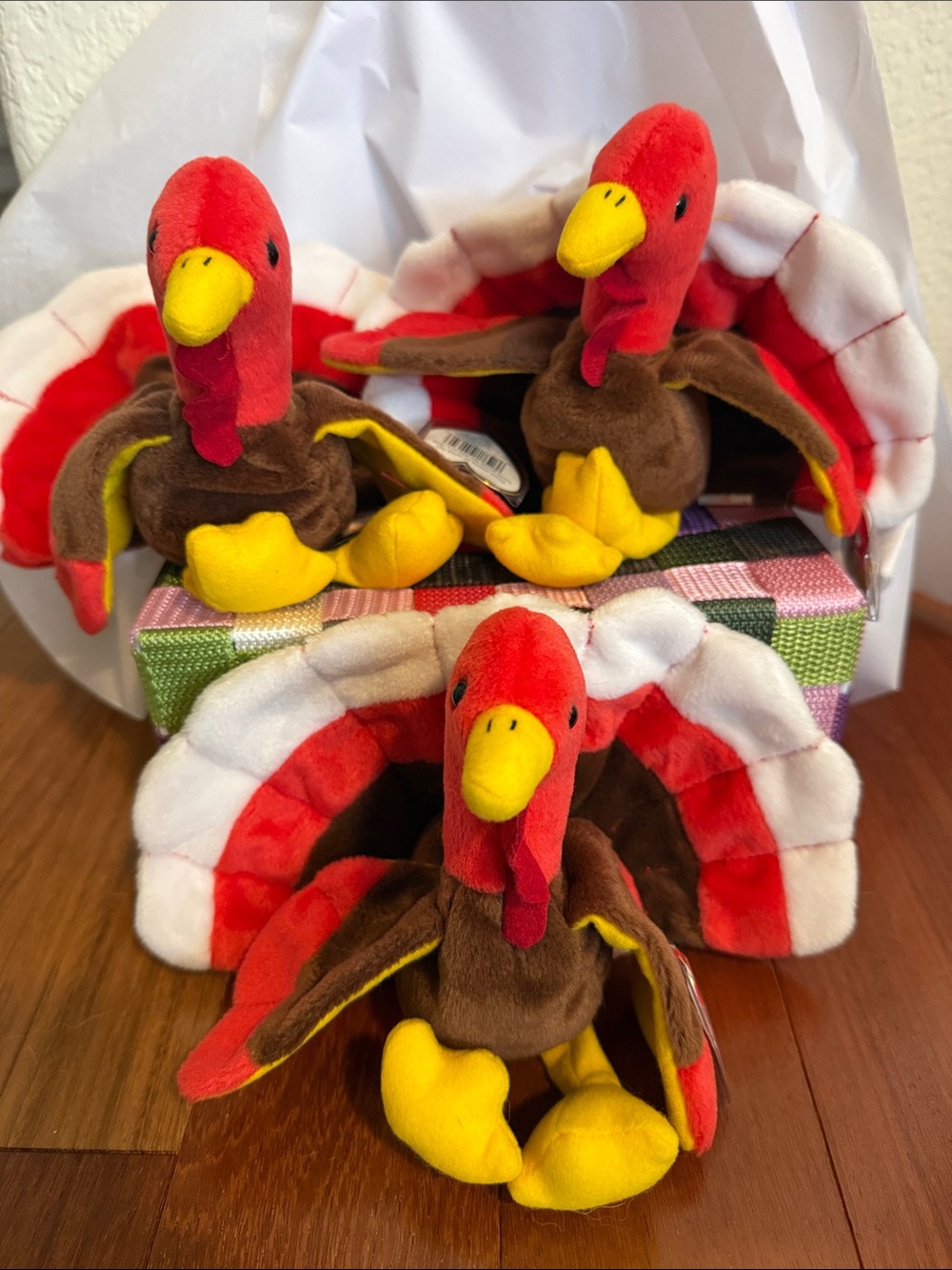 Plush Turkey Stuffed Animal - Perfect Place Setting Gifts